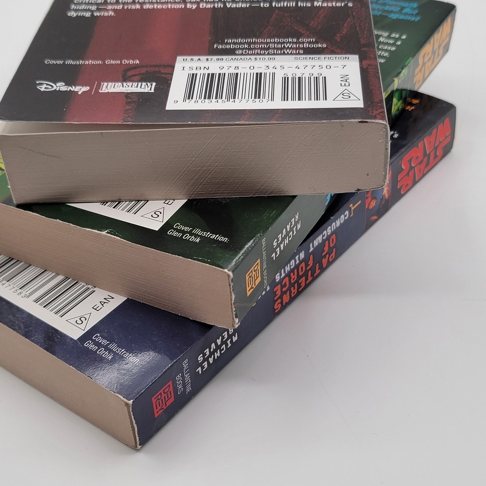 Michael Reaves Star Wars Coruscant Nights Trilogy Paperback‎ Legends Lot Good - Picture 11 of 15